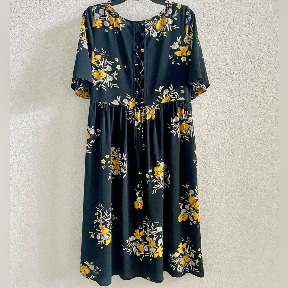 NWOT ZARA 🌼 Floral Midi Dress Sz M - Picture 5 of 16